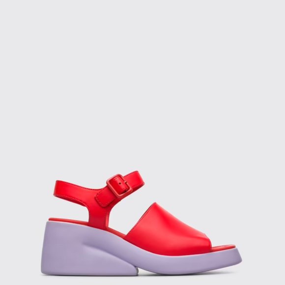 Camper Kaah red sandals/heels (brand new with box) - Picture 2 of 5